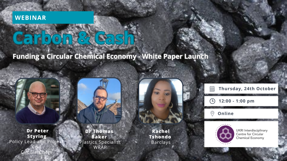 Carbon & Cash: Funding a Circular Chemical Economy – White Paper Launch